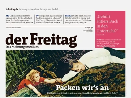 Cover der Freitag-Ausgabe 01/2016