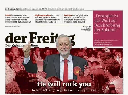 Cover der Freitag-Ausgabe 01/2018