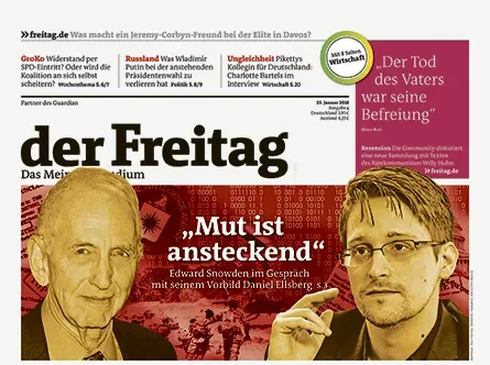 Cover der Freitag-Ausgabe 04/2018