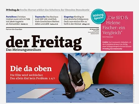 Cover der Freitag-Ausgabe 04/2019