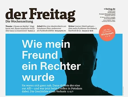 Cover der Freitag-Ausgabe 04/2024