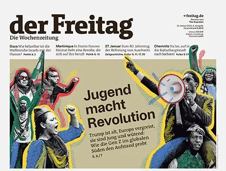 Cover der Freitag-Ausgabe 04/2025