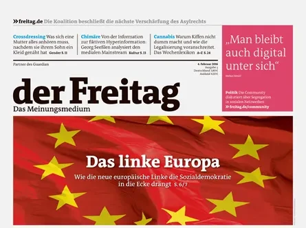 Cover der Freitag-Ausgabe 05/2016