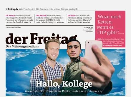 Cover der Freitag-Ausgabe 06/2016