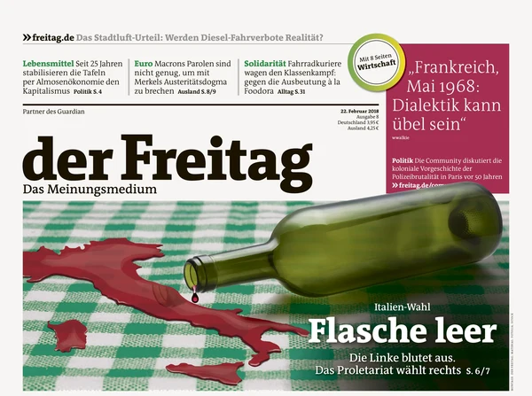 Cover der Freitag-Ausgabe 08/2018
