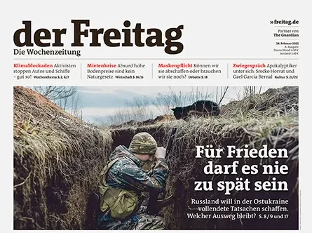 Cover der Freitag-Ausgabe 08/2022