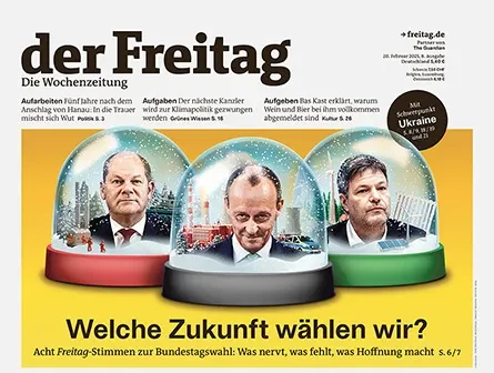 Cover der Freitag-Ausgabe 08/2025