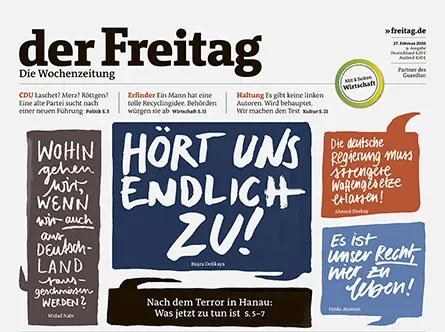 Cover der Freitag-Ausgabe 09/2020