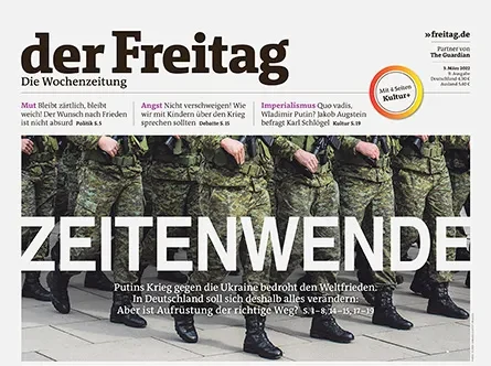 Cover der Freitag-Ausgabe 09/2022