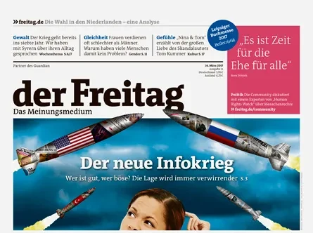 Cover der Freitag-Ausgabe 11/2017