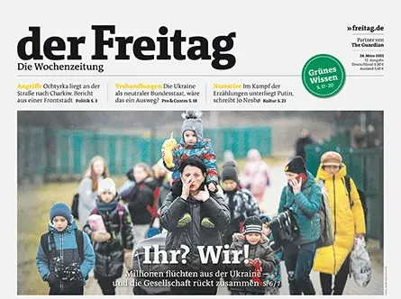 Cover der Freitag-Ausgabe 12/2022