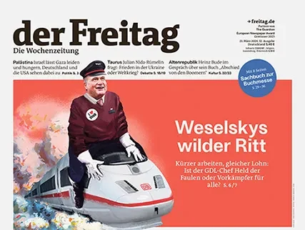 Cover der Freitag-Ausgabe 12/2024