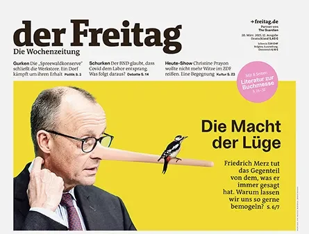 Cover der Freitag-Ausgabe 12/2025