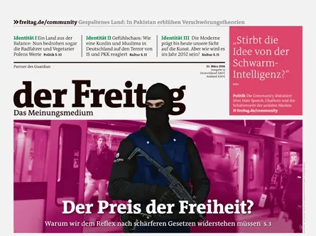 Cover der Freitag-Ausgabe 13/2016