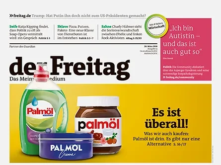 Cover der Freitag-Ausgabe 13/2019