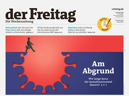 Cover der Freitag-Ausgabe 13/2020