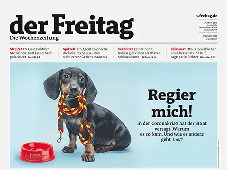 Cover der Freitag-Ausgabe 13/2021