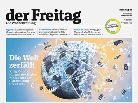 Cover der Freitag-Ausgabe 13/2022