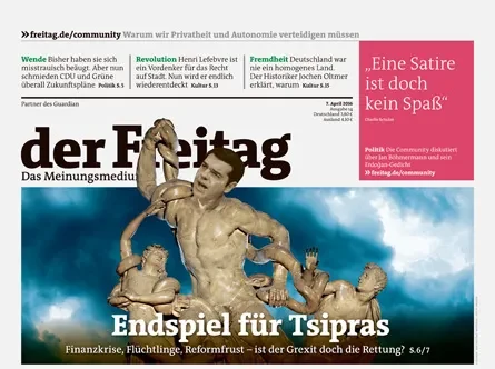 Cover der Freitag-Ausgabe 14/2016