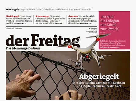 Cover der Freitag-Ausgabe 14/2017