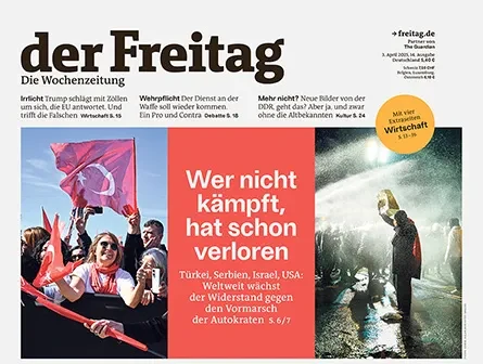 Cover der Freitag-Ausgabe 14/2025