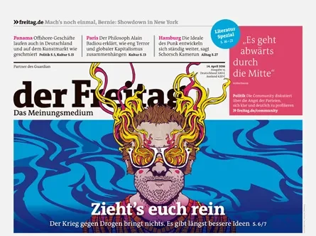 Cover der Freitag-Ausgabe 15/2016