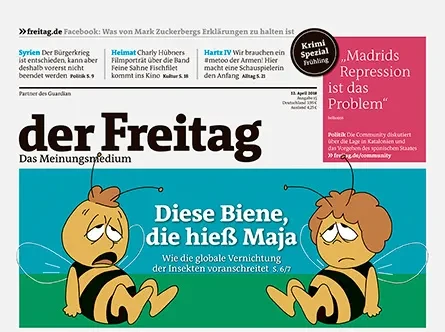 Cover der Freitag-Ausgabe 15/2018