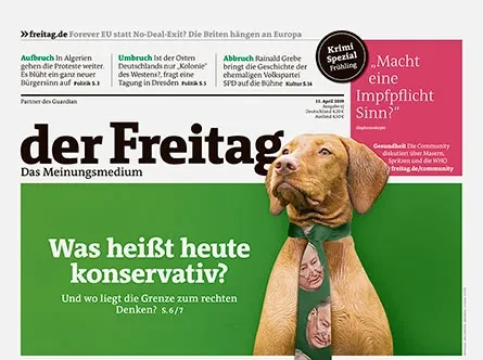 Cover der Freitag-Ausgabe 15/2019