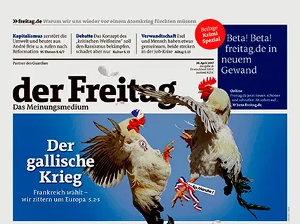 Cover der Freitag-Ausgabe 16/2017