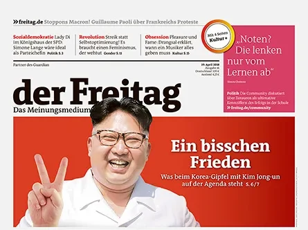 Cover der Freitag-Ausgabe 16/2018