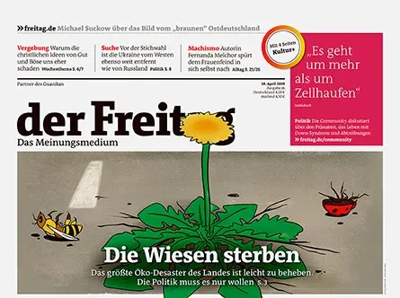 Cover der Freitag-Ausgabe 16/2019