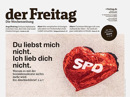 Cover der Freitag-Ausgabe 16/2026