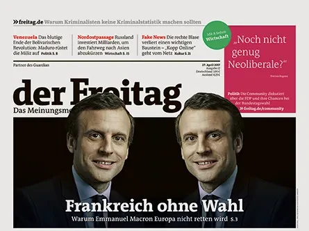 Cover der Freitag-Ausgabe 17/2017
