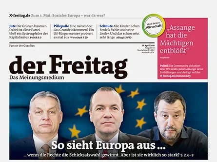 Cover der Freitag-Ausgabe 17/2019