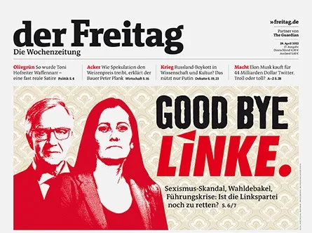 Cover der Freitag-Ausgabe 17/2022