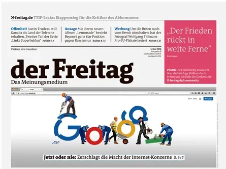 Cover der Freitag-Ausgabe 18/2016