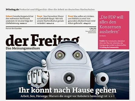 Cover der Freitag-Ausgabe 18/2019