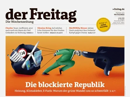 Cover der Freitag-Ausgabe 18/2023