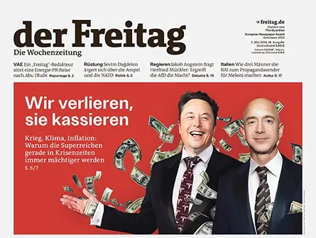 Cover der Freitag-Ausgabe 18/2024