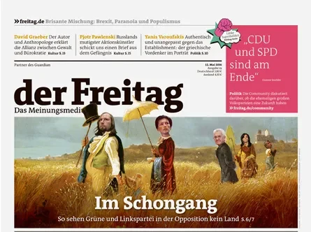 Cover der Freitag-Ausgabe 19/2016