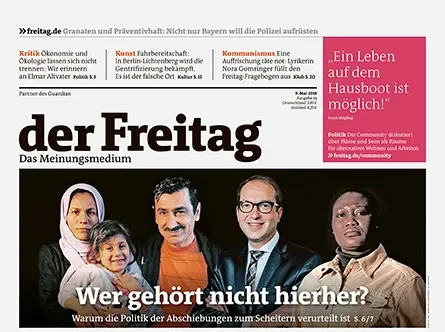 Cover der Freitag-Ausgabe 19/2018