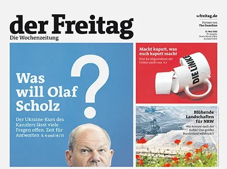Cover der Freitag-Ausgabe 19/2022