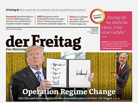 Cover der Freitag-Ausgabe 20/2018