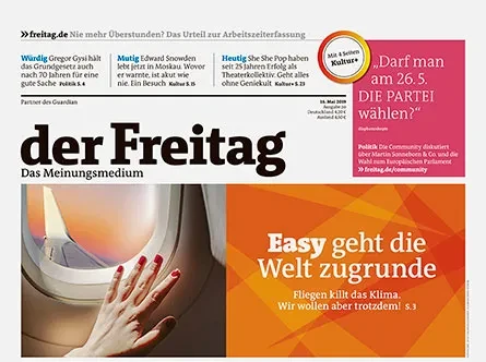 Cover der Freitag-Ausgabe 20/2019