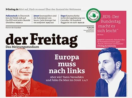 Cover der Freitag-Ausgabe 21/2019