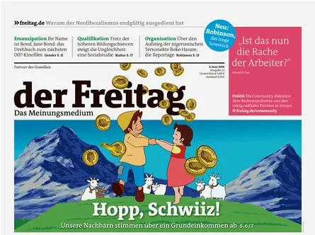 Cover der Freitag-Ausgabe 22/2016