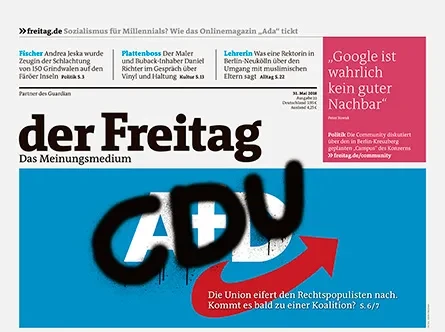 Cover der Freitag-Ausgabe 22/2018