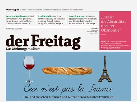 Cover der Freitag-Ausgabe 23/2016