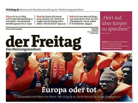 Cover der Freitag-Ausgabe 23/2017