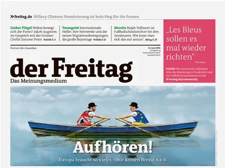 Cover der Freitag-Ausgabe 24/2016